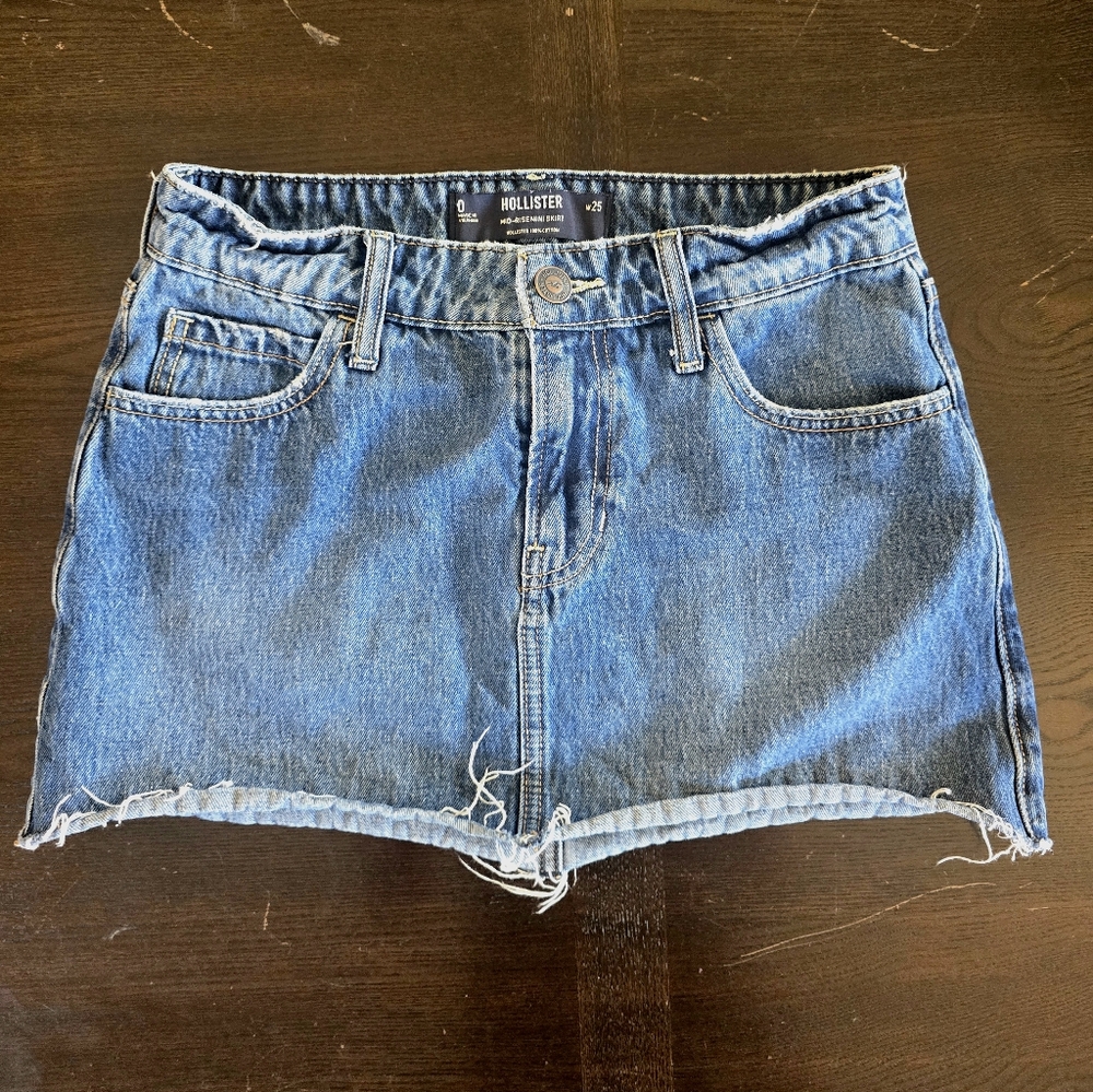 Hollister Denim Mini Skirt